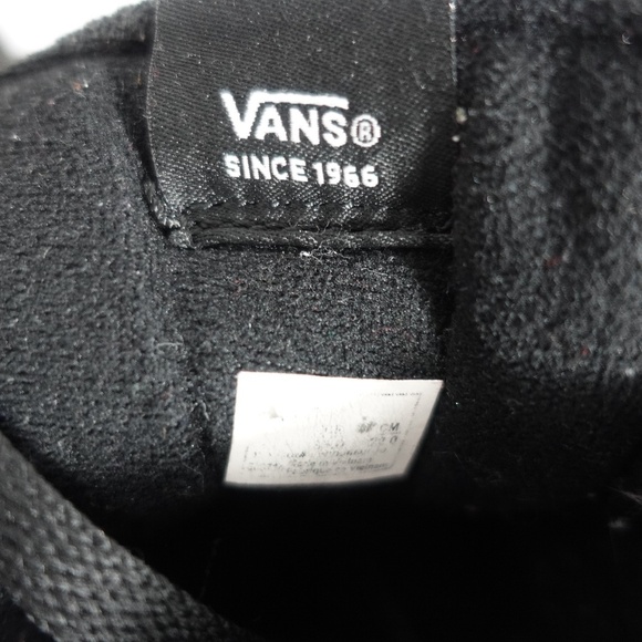 Vans Sk8-Hi All Black Youth High Top Sneakers | Faded Canvas & Suede Skate Shoes - Picture 12 of 13